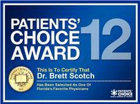 Patients Choice Award 2012 - Dr. Brett Scotch