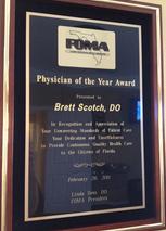 FOMA Physician of the Year 2011 - Dr. Brett Scotch